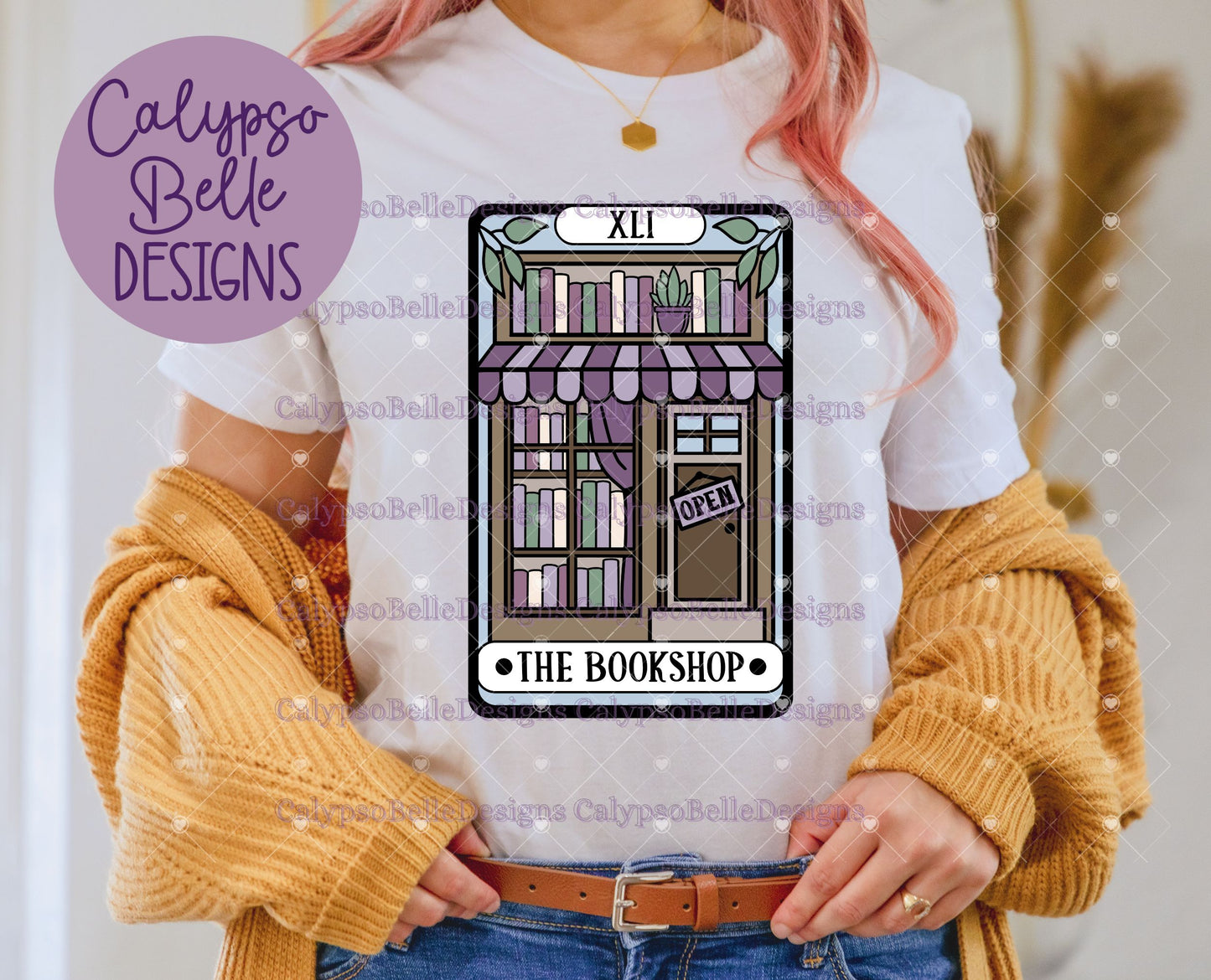 The Bookshop Tarot Card, Bookish Design