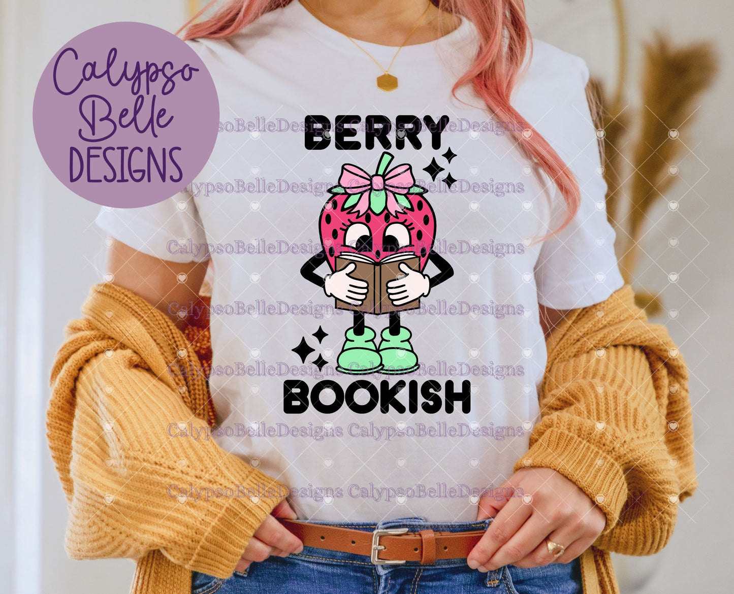 Berry Bookish Retro, Bookish Design