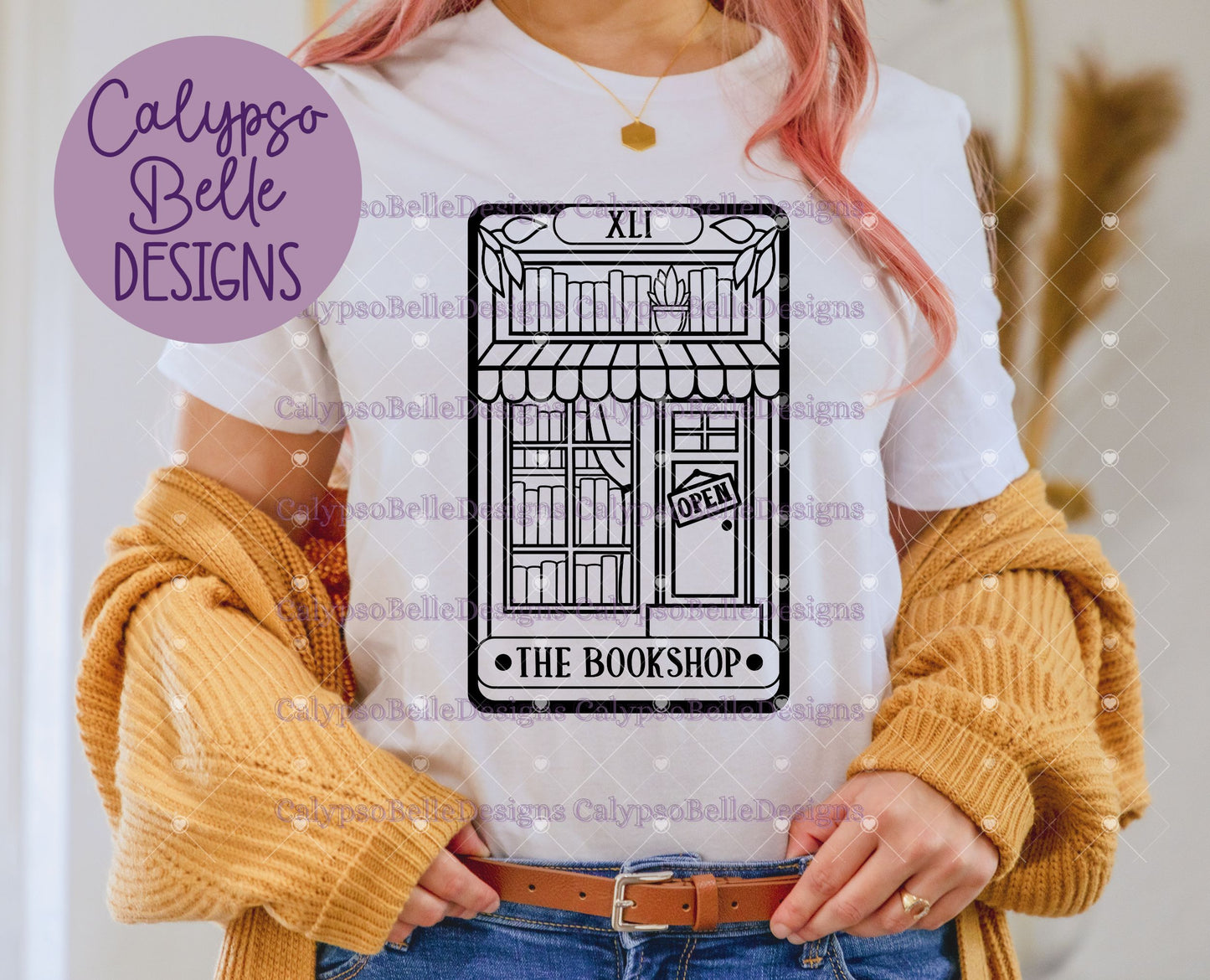 The Bookshop Tarot Card, Bookish Design