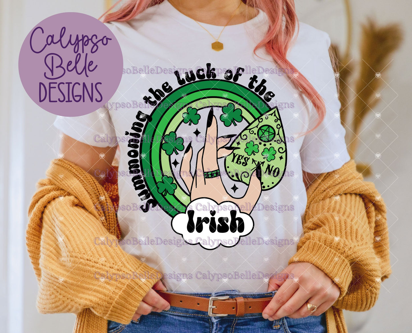 Summoning the Luck of the Irish, Ouija, Planchette, St Patrick's Day Design