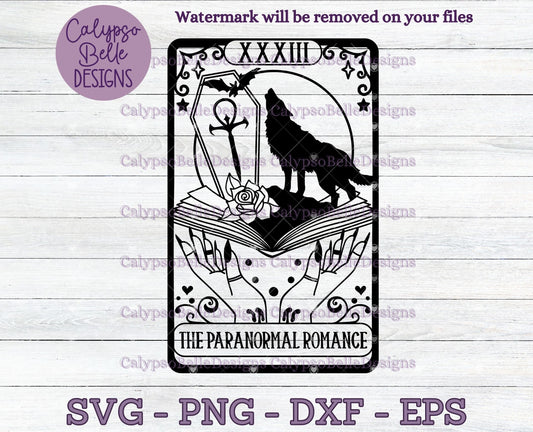 The Paranormal Romance Tarot Card Design