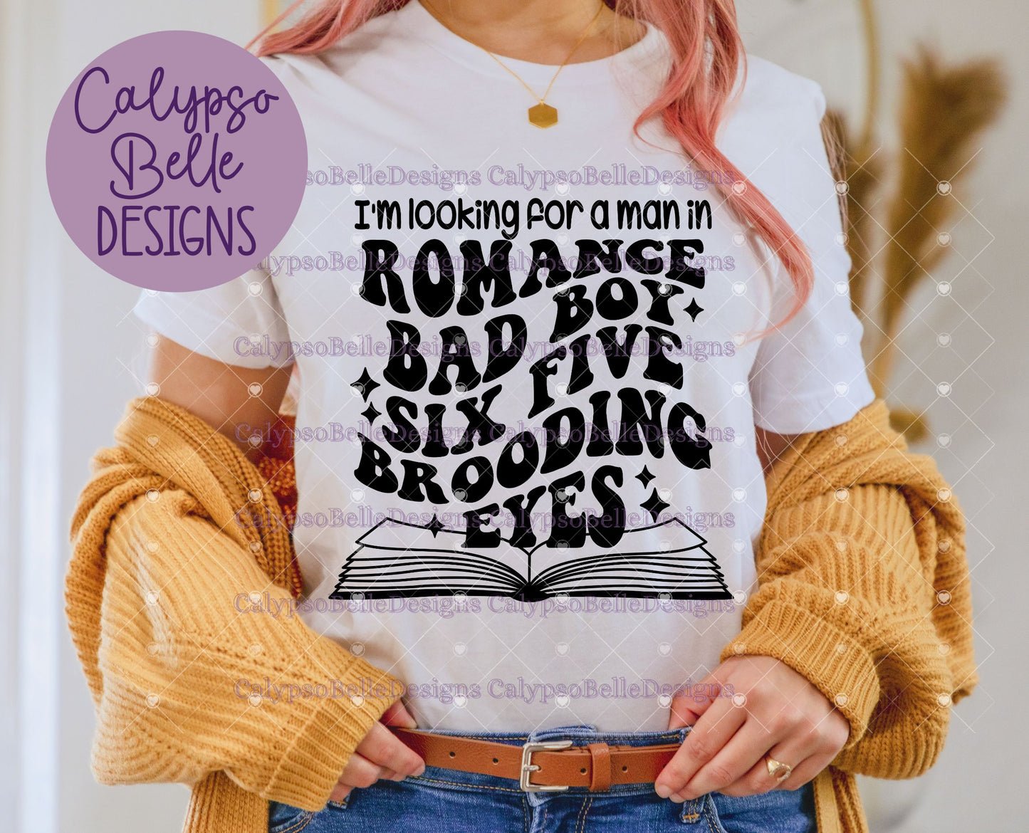 I'm looking for a man in romance, Book Boyfriend, Bookish Design