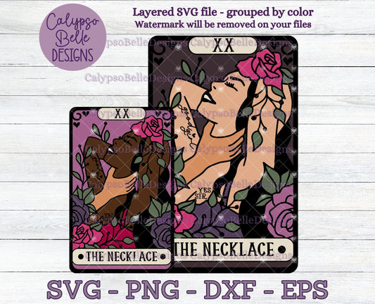 The Necklace Good Girl Tarot Card Design