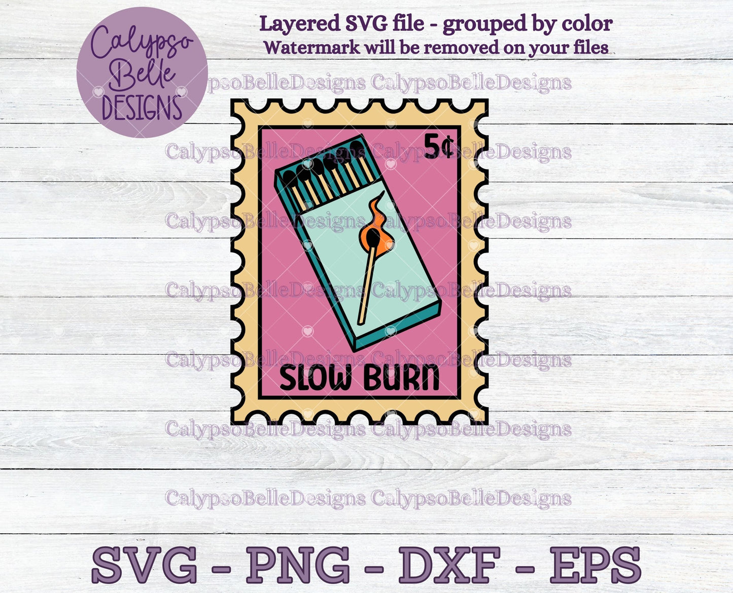 Slow Burn, Trope Stamps, Bookish Stamps, Bookish Design