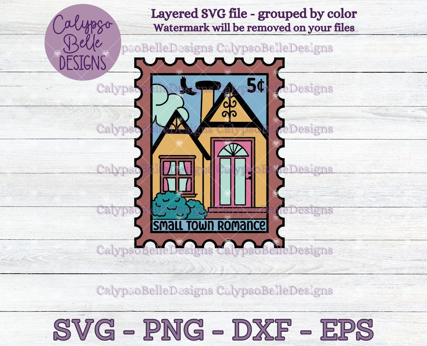 Small Town Romance, Trope Stamps, Bookish Stamps, Bookish Design