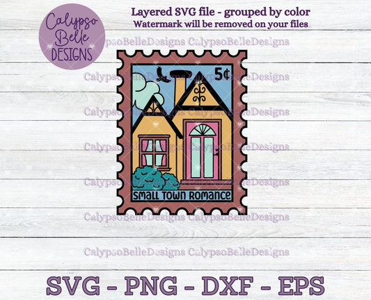 Small Town Romance, Trope Stamps, Bookish Stamps, Bookish Design