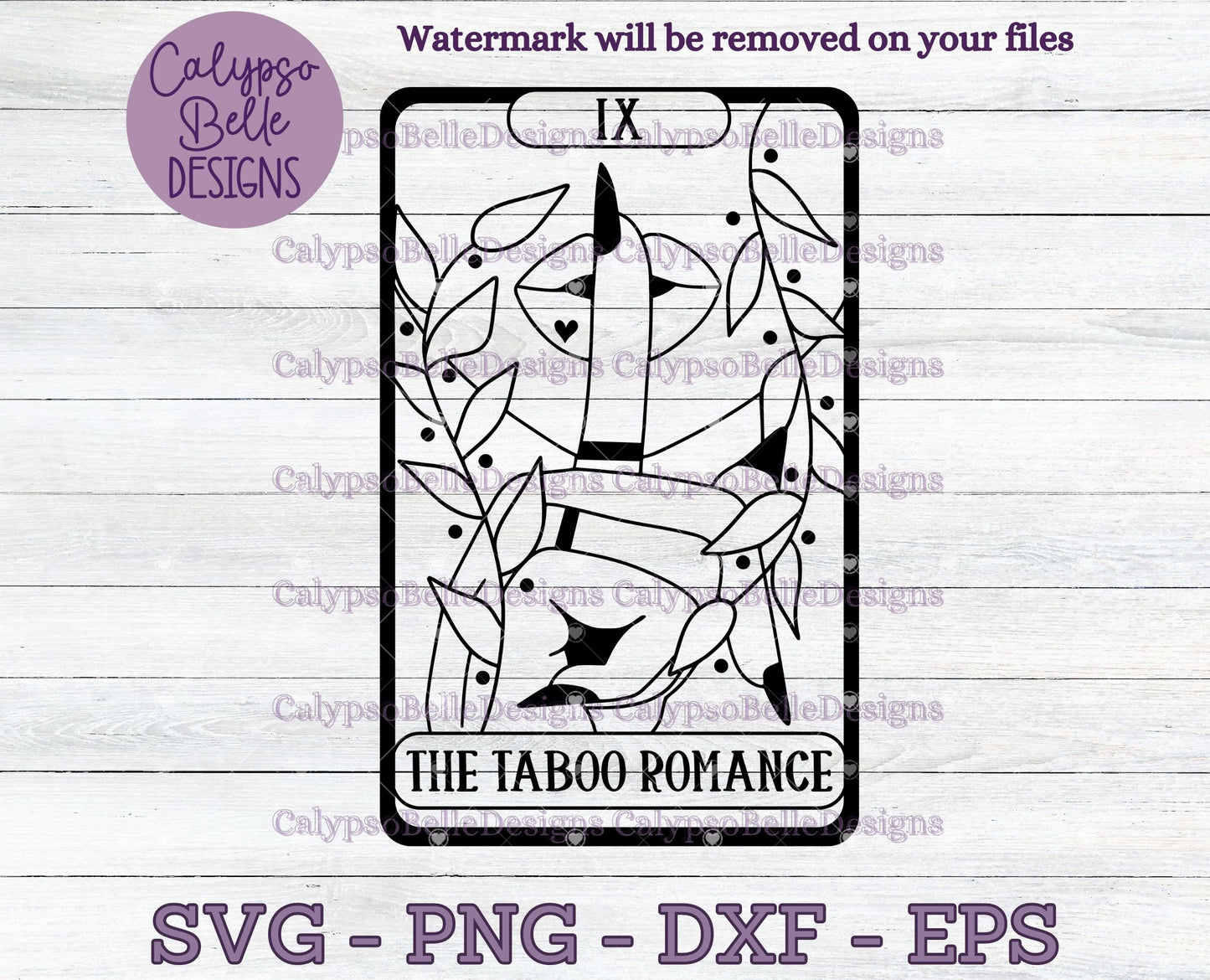 The Taboo Romance Tarot Card Design