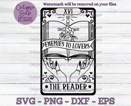 Enemies to Lovers Reader Tarot Card Design