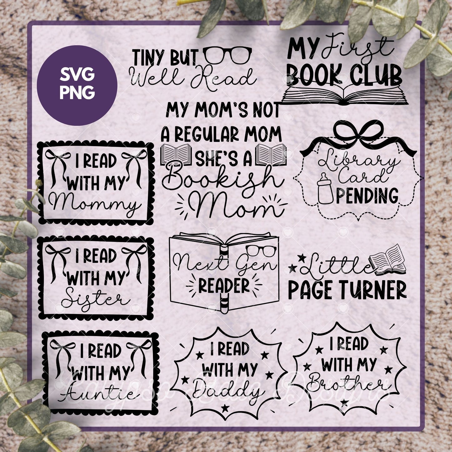 50+ Baby Book Lover, Bookish Bundle, Bookish Designs