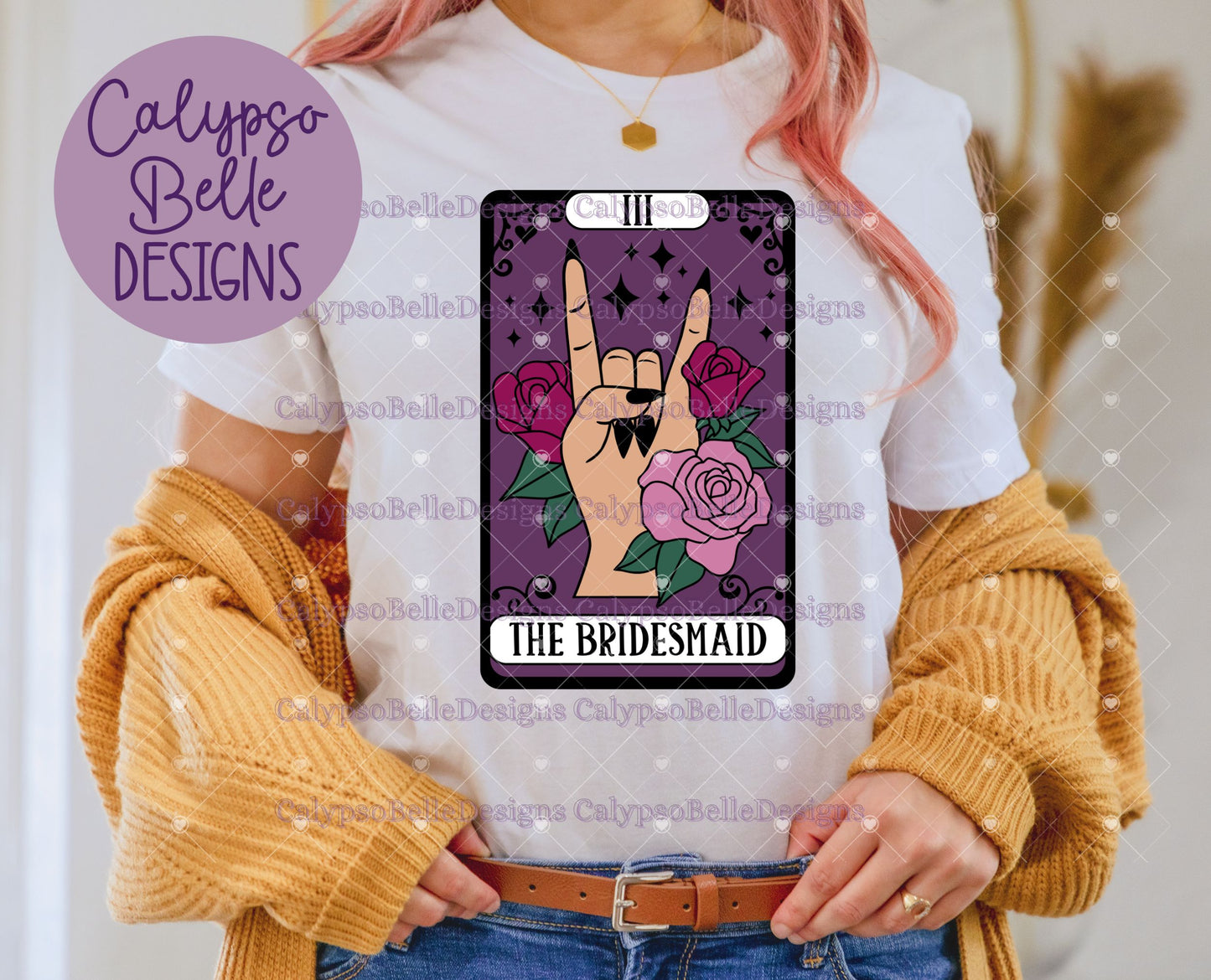 The Bridesmaid Tarot Card Design, Wedding Design