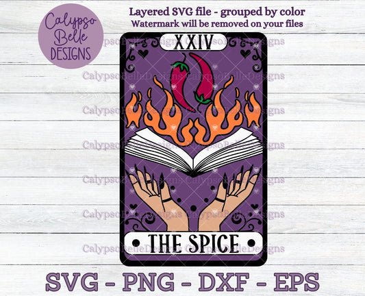 The Spice Reader Tarot Card Design