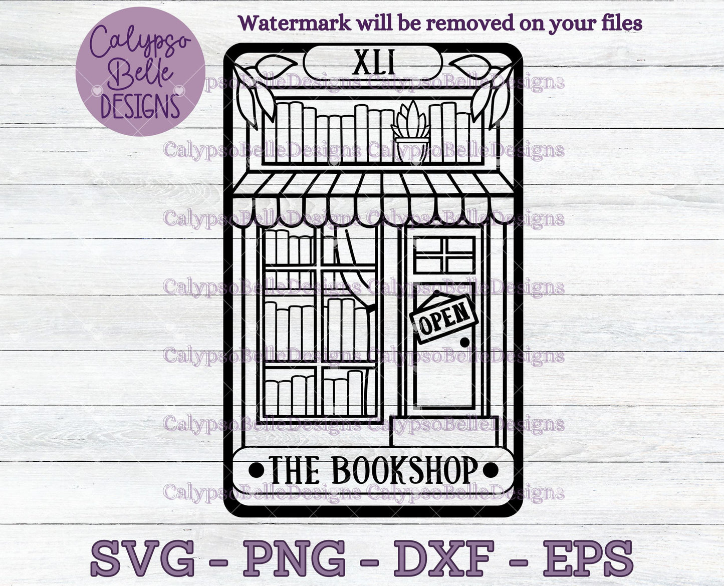 The Bookshop Tarot Card, Bookish Design