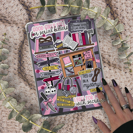 Thriller Reader, True Crime, Murder Mystery, Printable Kindle & Kobo Insert
