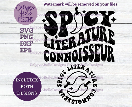 Spicy Literature Connoisseur, Wavy Retro with Pocket Design