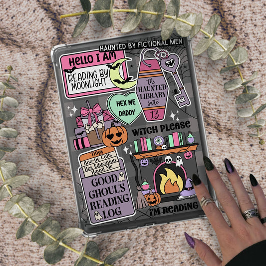 Haunted Bookish Halloween Romance, Printable Kindle Insert