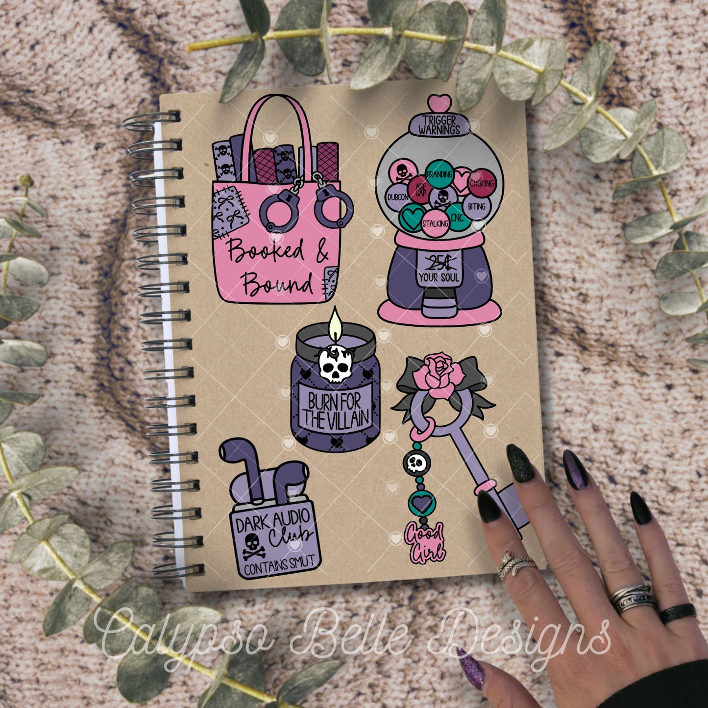 Dark Romance Coquette Bundle, Bookish Bundle