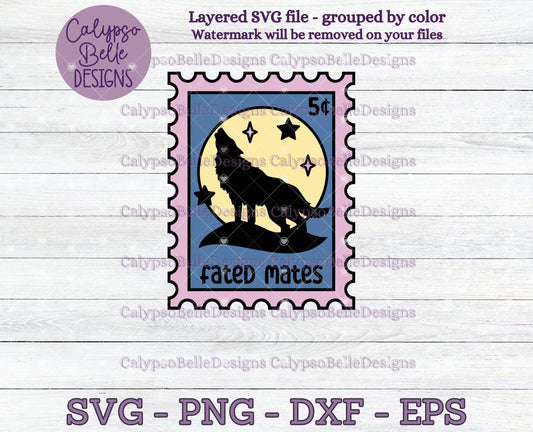 Fated Mates, Trope Stamps, Bookish Stamps, Bookish Design