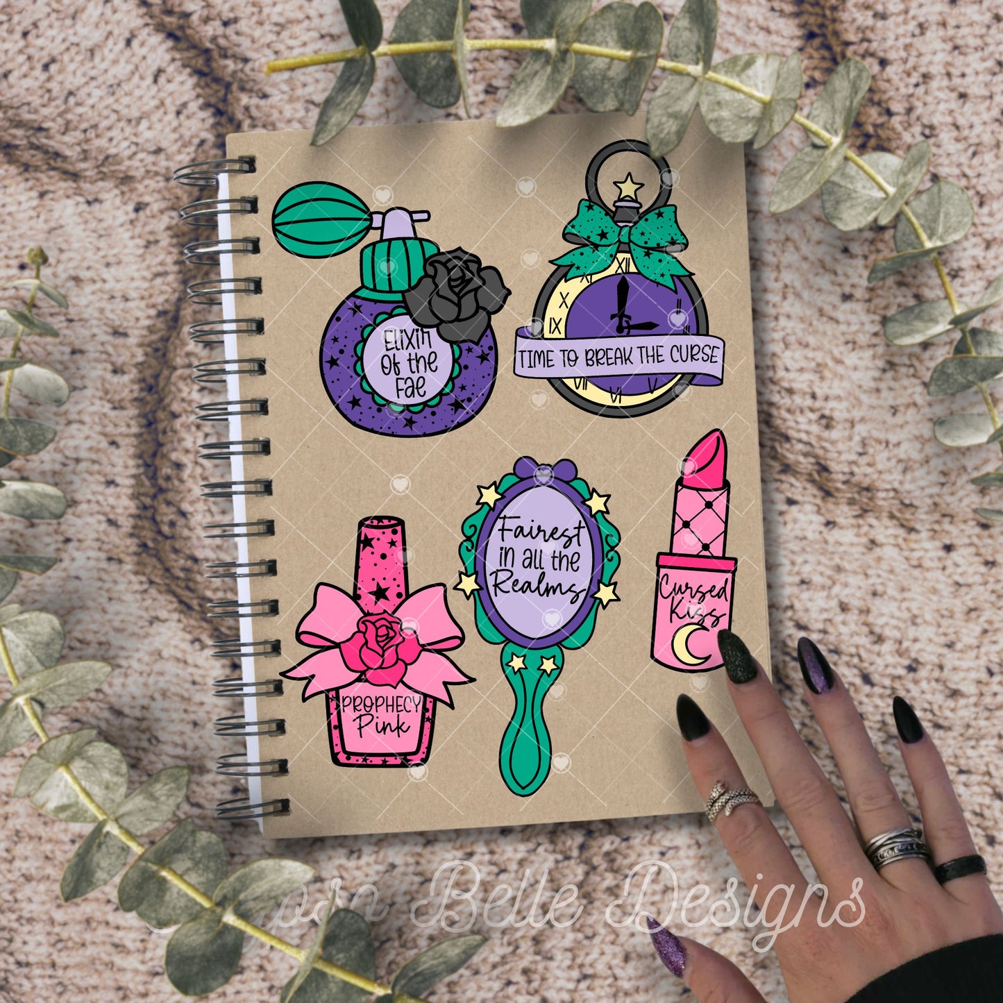 Fantasy Romance Coquette Bundle, Bookish Bundle