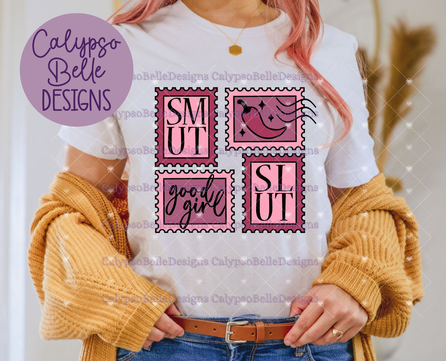 Smut Slut, Good Girl, Bookish Stamps, Bookish Design