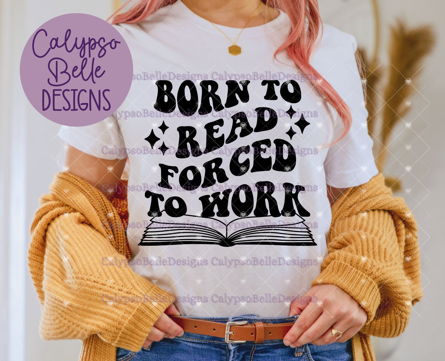 Born to Read Forced to Work, Bookish Design