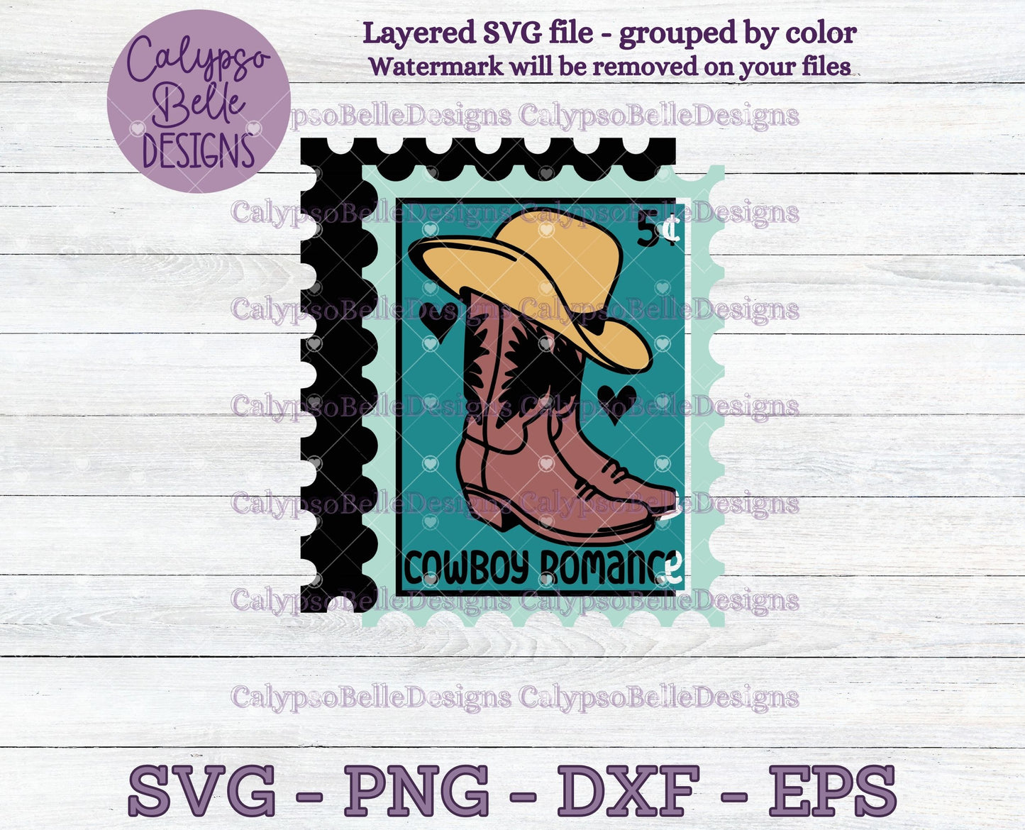 Cowboy Romance, Trope Stamps, Bookish Stamps, Bookish Design