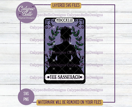 The Lovers & The Sassenach Tarot Cards, Bookish Design