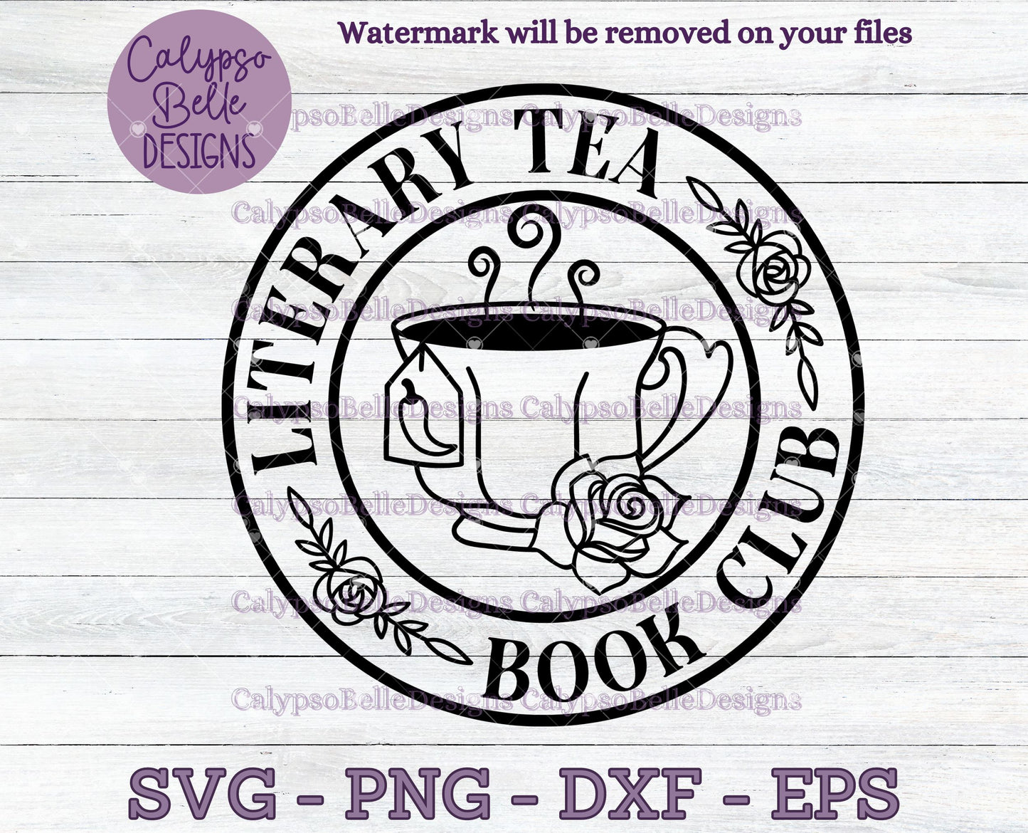 Literary Tea Book Club, Bookish Design