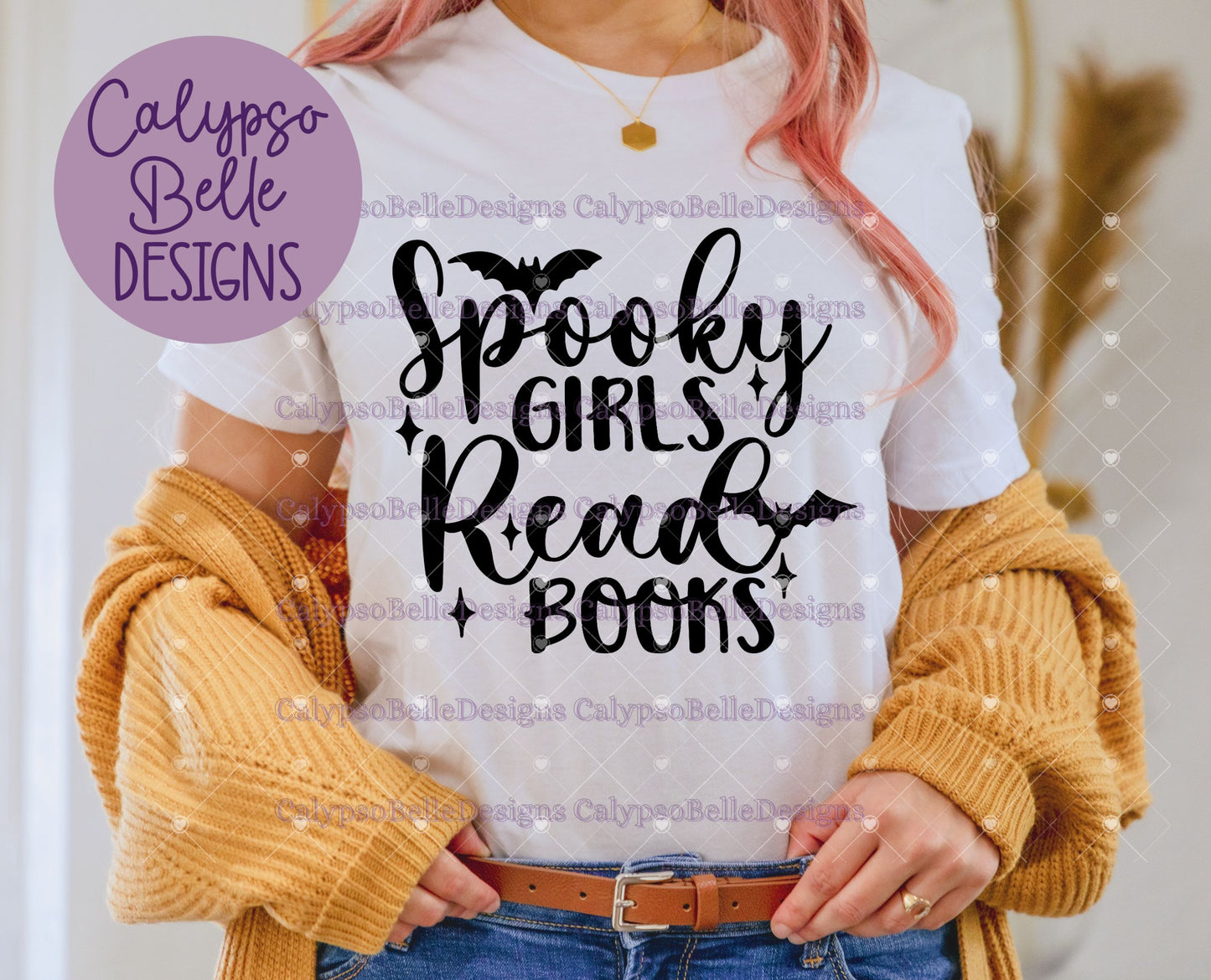 Spooky Girls Read Books, Bookish Design