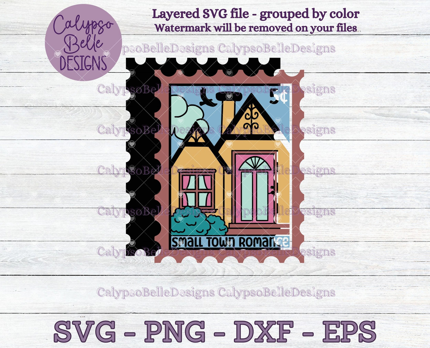 Small Town Romance, Trope Stamps, Bookish Stamps, Bookish Design