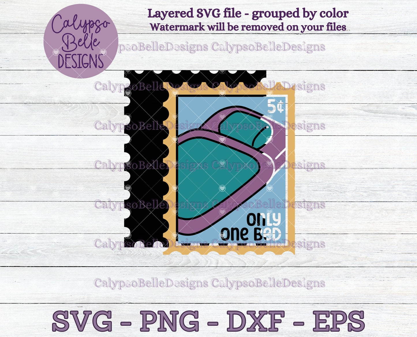 Only One Bed, Trope Stamps, Bookish Stamps, Bookish Design