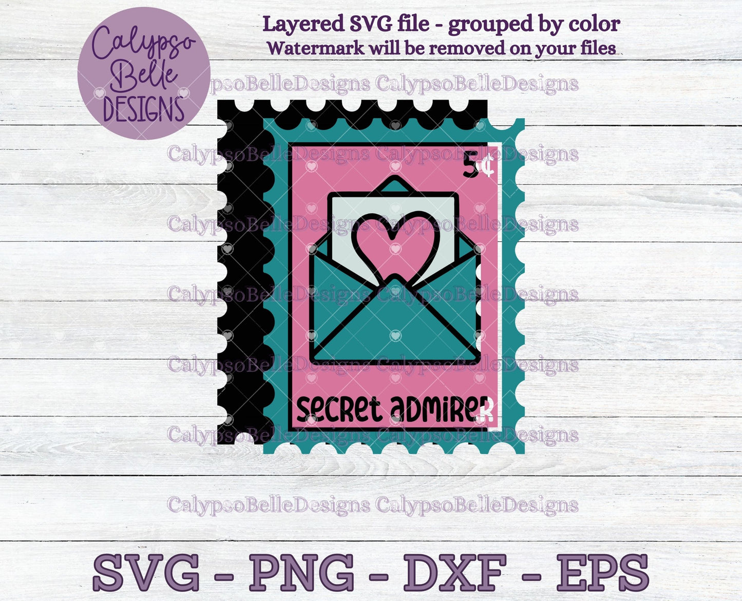 Secret Admirer, Trope Stamps, Bookish Stamps, Bookish Design