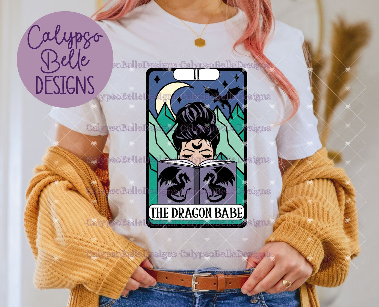 The Dragon Babe, Bookish Tarot Card Design