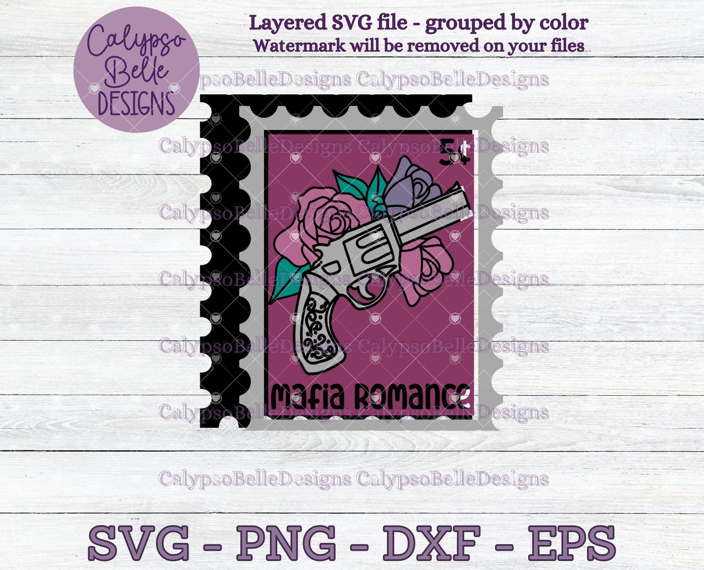 Mafia Romance, Trope Stamps, Bookish Stamps, Bookish Design