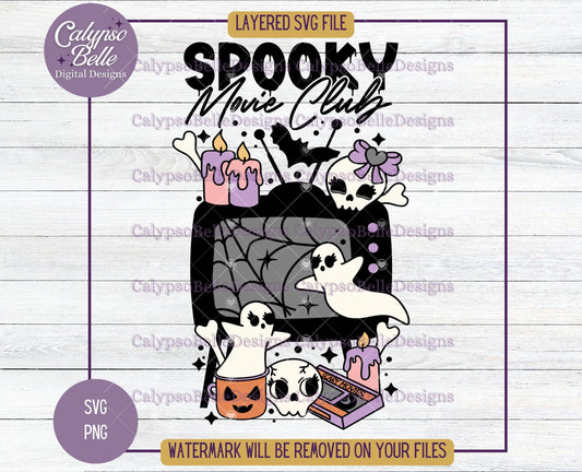 Spooky Movie Club, Halloween Design