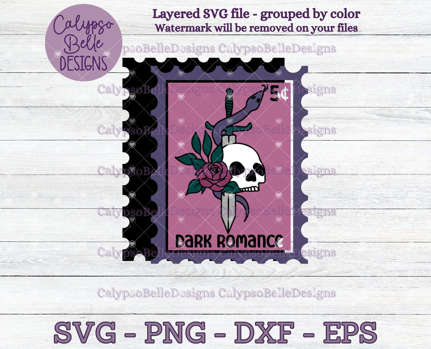 Dark Romance, Trope Stamps, Bookish Stamps, Bookish Design