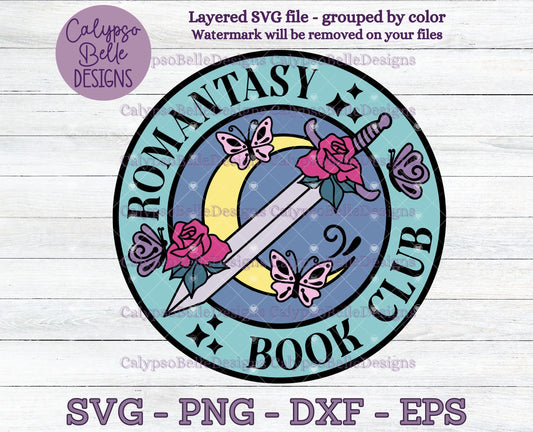 Romantasy Book Club, Fantasy Romance, Bookish Design