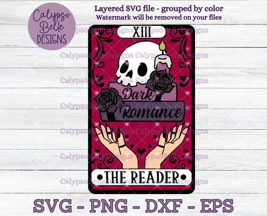 Dark Romance The Reader Tarot Card Design