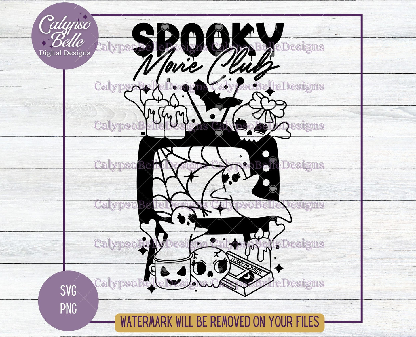 Spooky Movie Club, Halloween Design