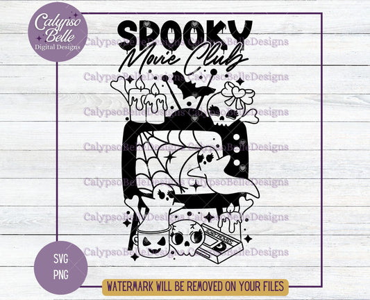 Spooky Movie Club, Halloween Design