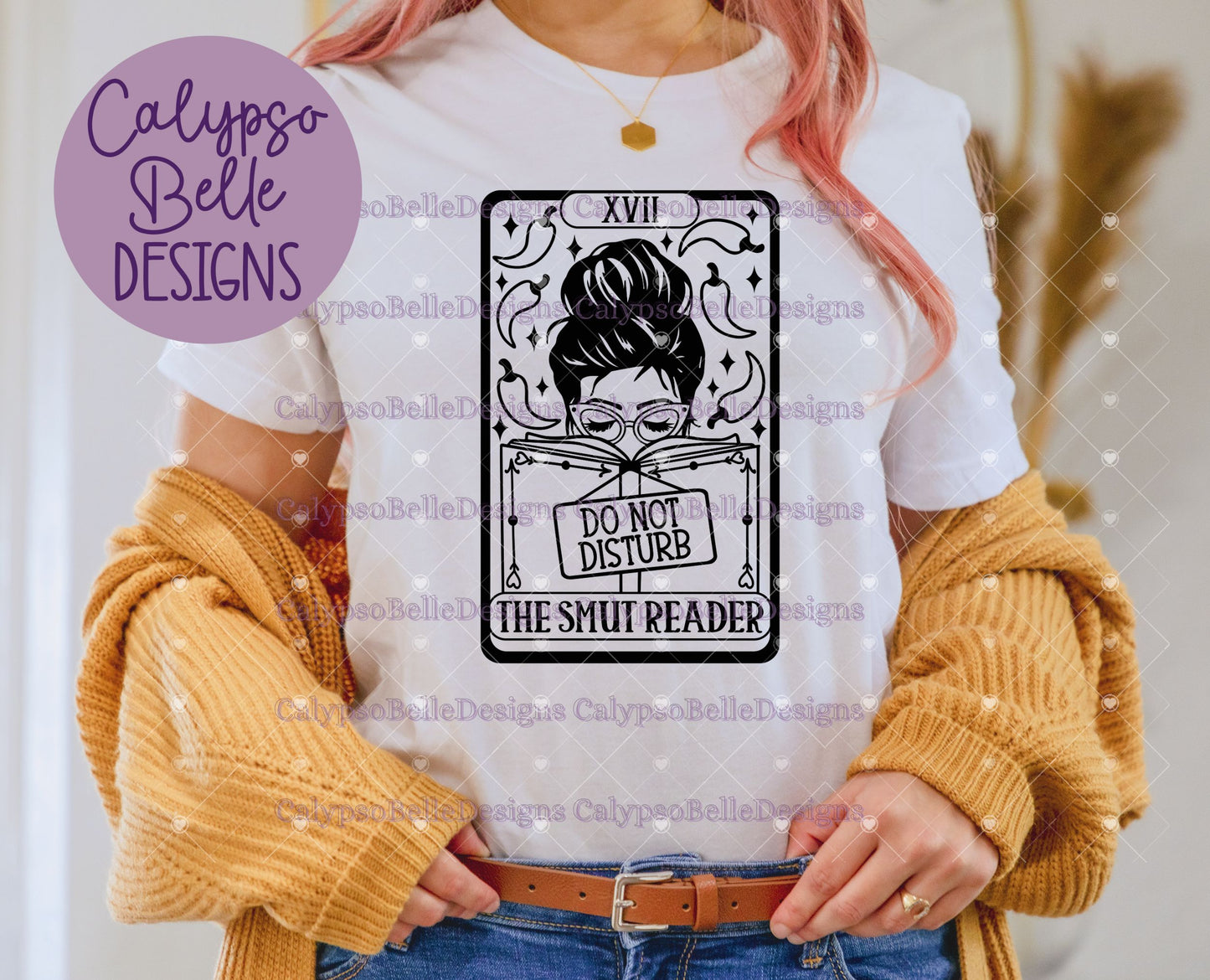 The Smut Reader Tarot Card, Bookish Design