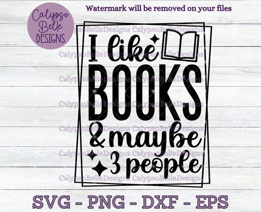 I Like Books and Maybe 3 People Design