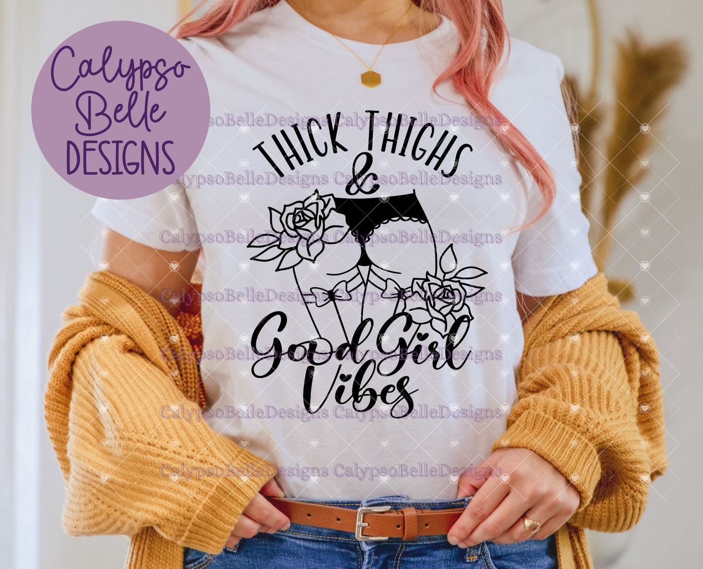 Thick Thighs & Good Girl Vibes, Bookish Design