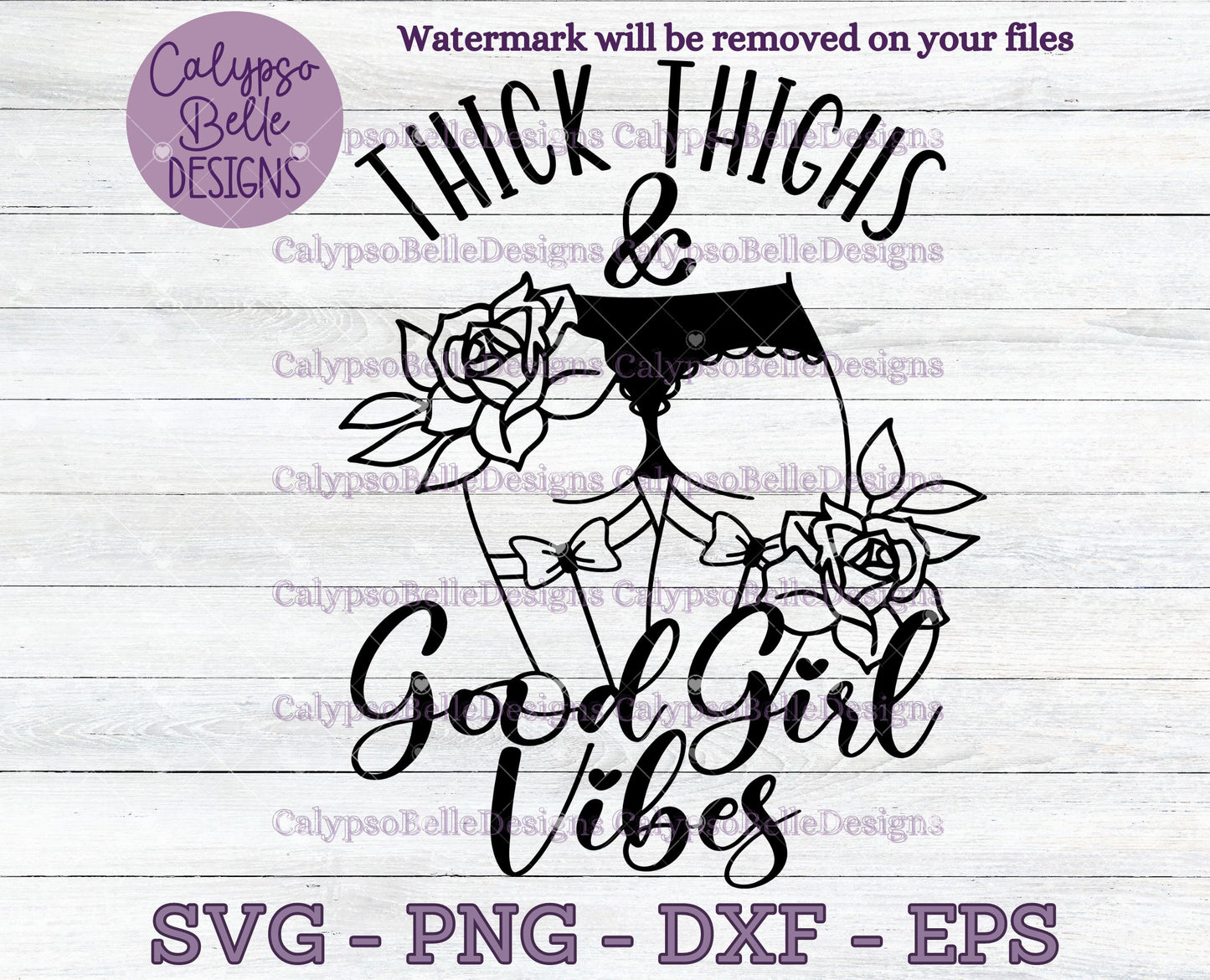 Thick Thighs & Good Girl Vibes, Bookish Design