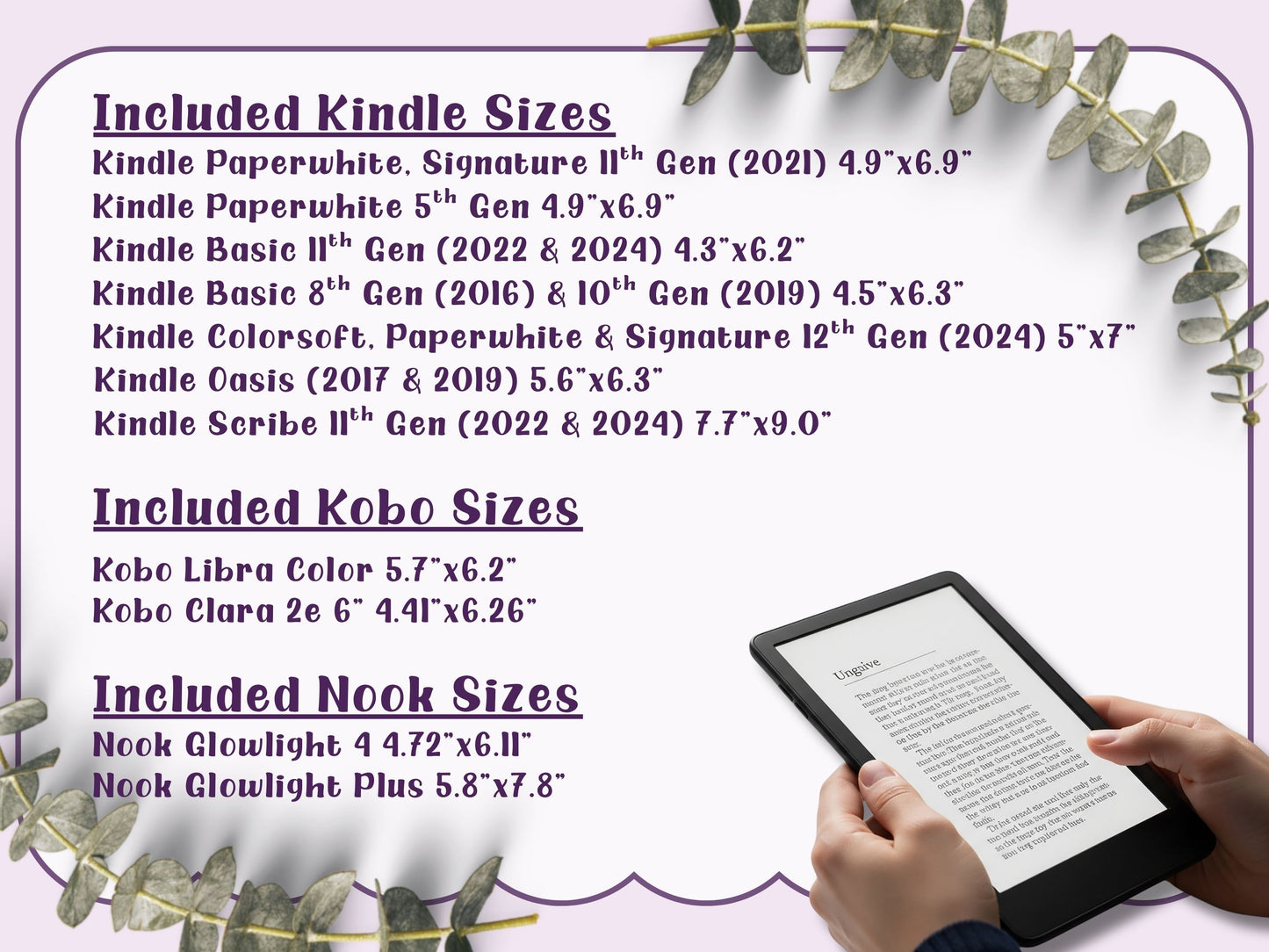 Hockey Romance, Printable Kindle & Kobo Insert
