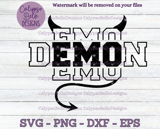 Emo Demon, Elder Emo, Gothic Emo Design