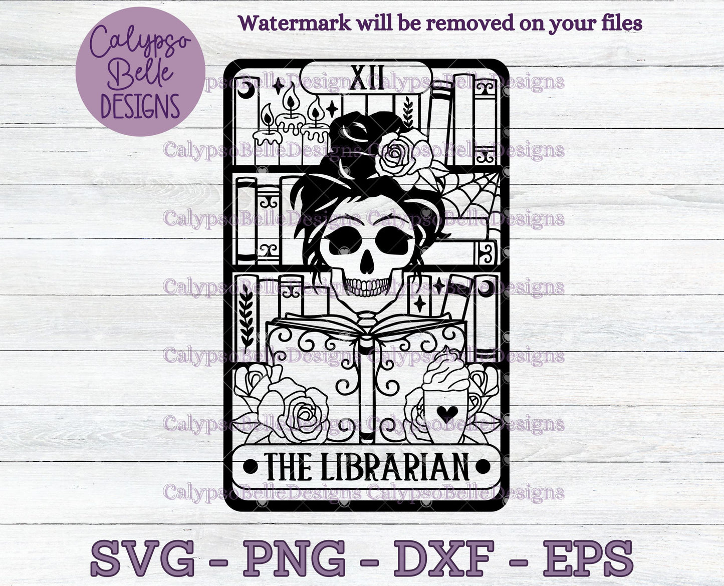 The Librarian Tarot Card Design