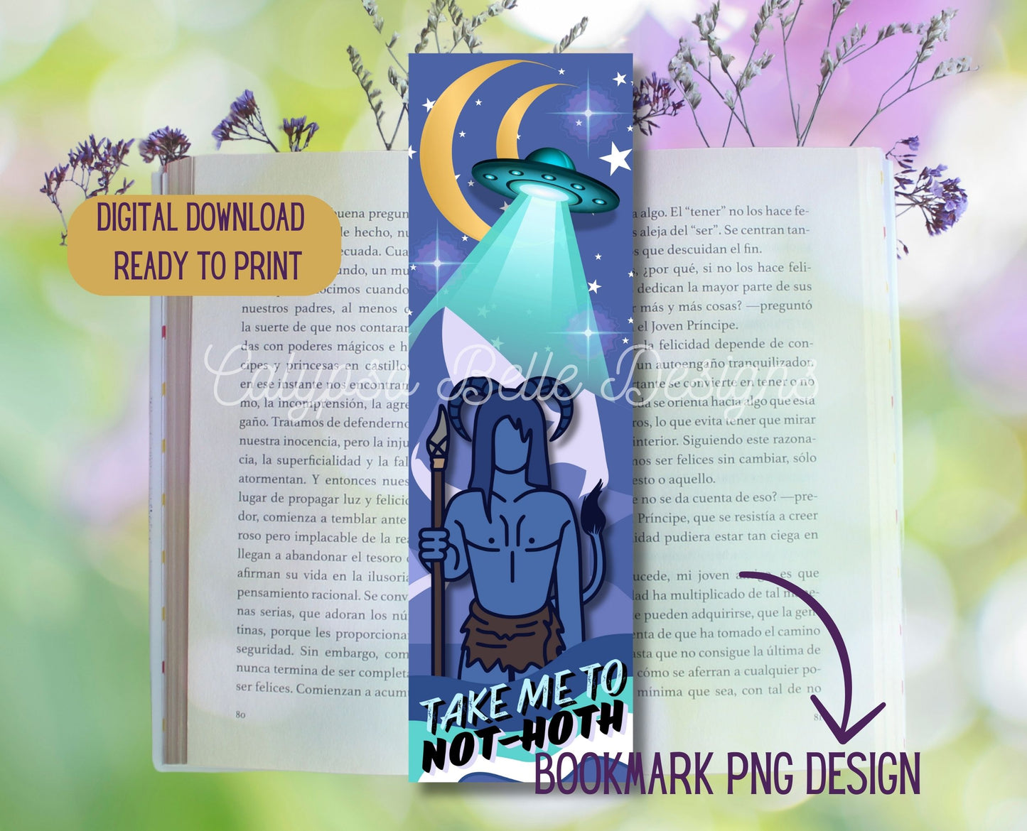 Take me to Not-Hoth, Ruby Dixon, Ice Planet Barbarians Printable Bookmark