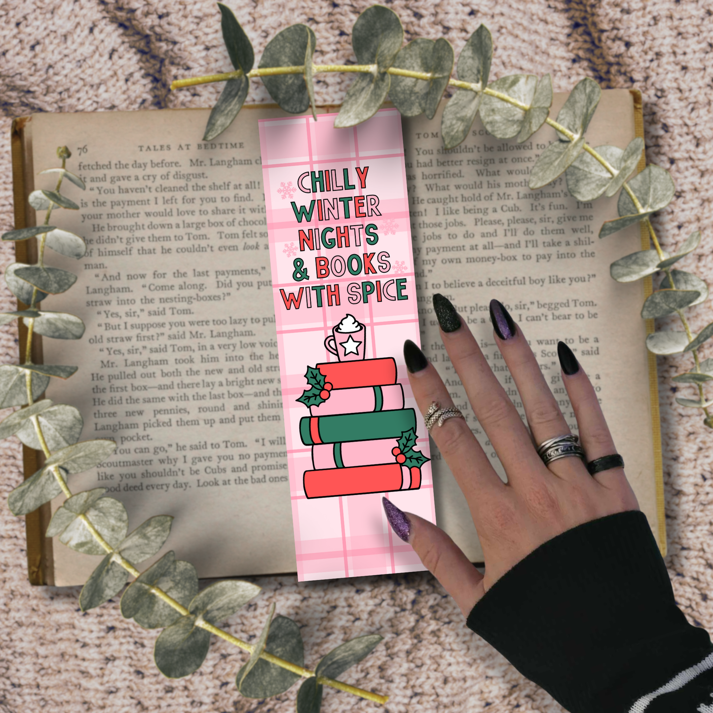 Chilly Winter Nights Bookmark Freebie